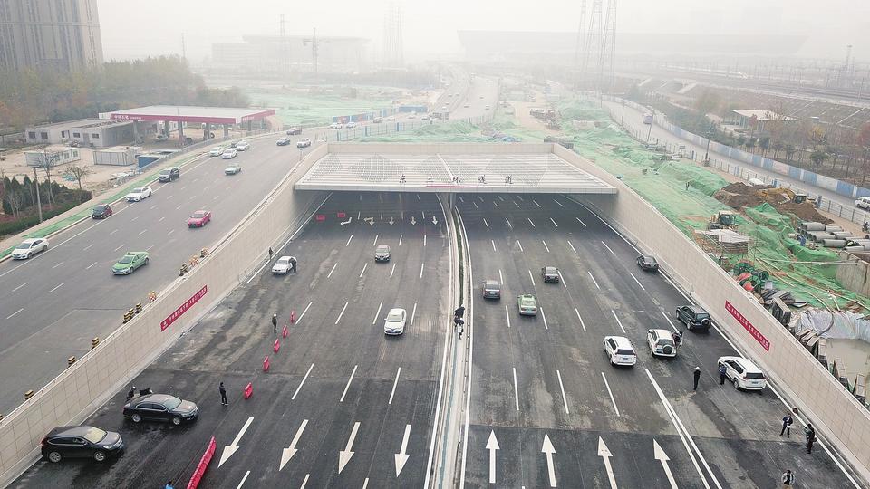 东三环隧道试通车，郑州三环快速路全线闭合 郑州全城进入“半小时上高速”时代
