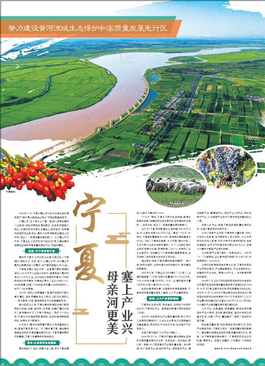 宁夏:母亲河更美 塞上产业兴